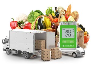 Real-time temperature tracking device for fruit transportation
