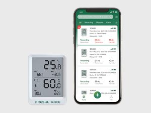 ble temperature humidity logger for server room temperature monitoring