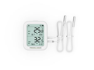 Medicine cabinet Bluetooth temperature humidity sensor with LCD display